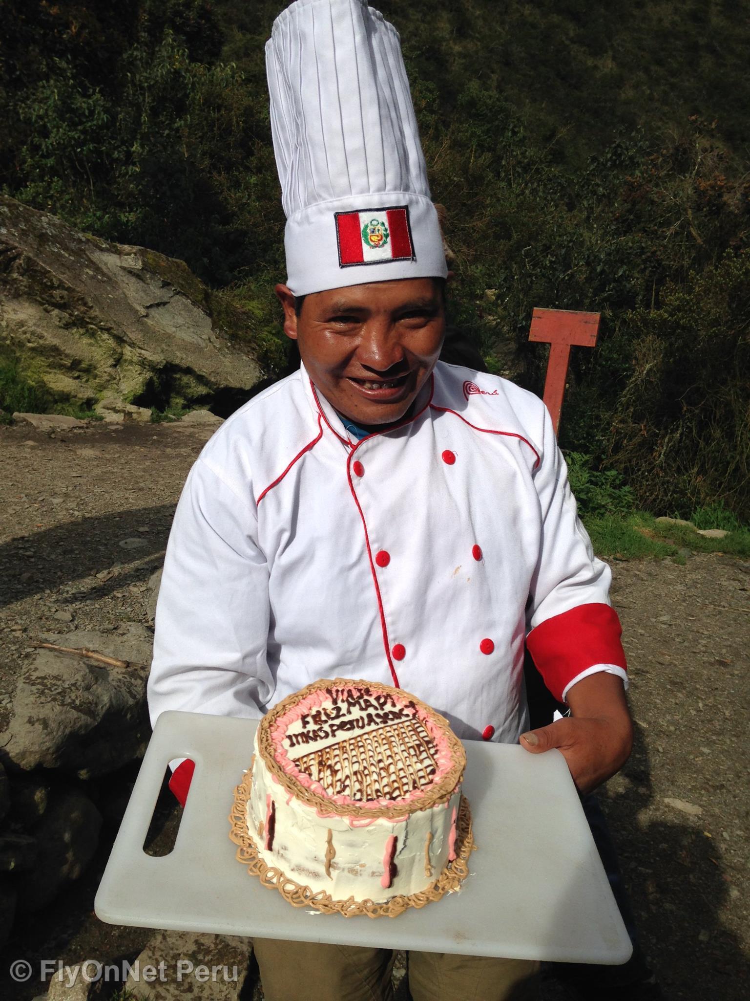 Photo Album: Our cook baking a cake